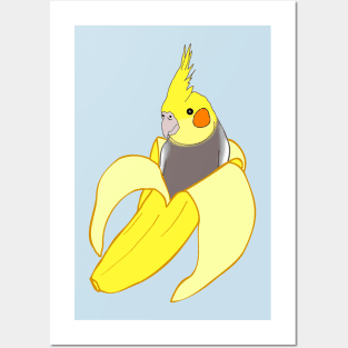 banana cockatiel ((( bamboozled ))) Posters and Art